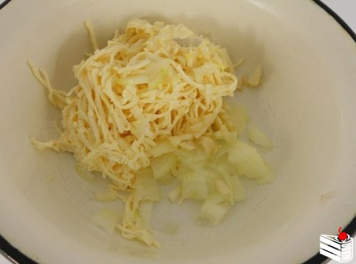 Запеченная скумбрия с сыром.