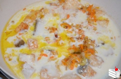 Рецепт рыбы в сливочном соусе от Наташи Чагай.