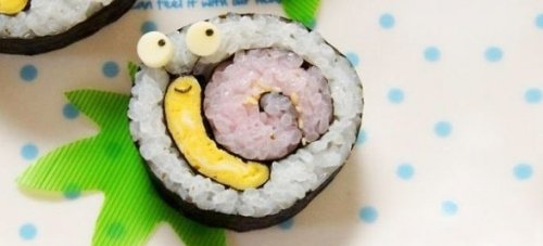 10 оригинальных идей дизайна японских суши и роллов.