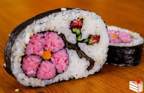 10 оригинальных идей дизайна японских суши и роллов.