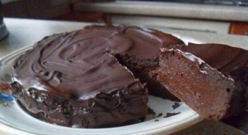 Рецепт шоколадного торта без муки